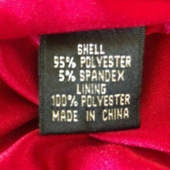 Adrianna Papell Berry Sheath Dress Dramatic Asymmetrical Sleeve Cowl Neck Size 6 - Picture 10 of 10